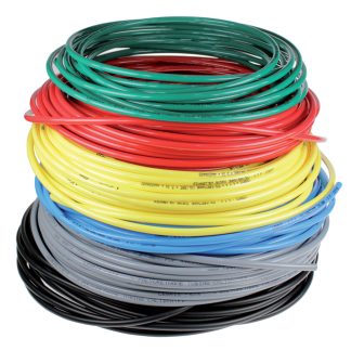 Tubo per aria compressa Legris in Poliuretano, Ø int. 9.5mm, Ø est. 14mm, lungh. 25m, col. Nero