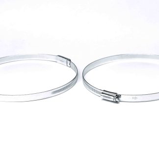 Fascetta stringitubo Jubilee (Vite senza fine) RS PRO, Ø 130 → 160mm, in Acciaio dolce