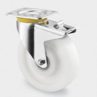 Ruota per carrelli orientabile con freno Tente in Poliammide, Ø 160mm, 800kg