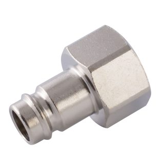 Raccordo rapido RS PRO, Filettato G 1/2 Femmina, in Ottone nichelato, 12bar max