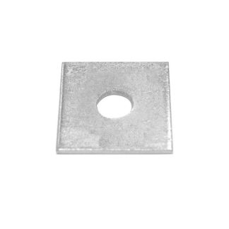 Staffa quadrato in Zincato lucido RS PRO, 1 foro da 12mm di diametro, dimensioni M10 x 40 x 3mm