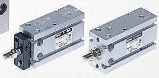 Cilindro pneumatico a stelo SMC CU, Doppio effetto, foro da 25mm, corsa 25mm, 0,7bar max