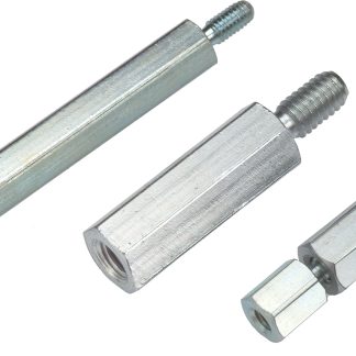 Distanziale filettato Esagonale Maschio/Femmina, in Acciaio inox, L. 5mm, Ø est 5.5mm