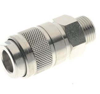 Giunto pneumatico ad attacco rapido RS PRO, Filettato G 1/4 Femmina, in Ottone, 16bar max