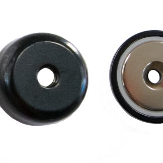 Magnete cilindrico Eclipse, Ø 25mm spesso 8mm, trazione 19kg, M5