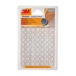 Piedini autoadesivi Adesivo 3M in PUR, forma circolare, Ø 12.7mm x 3.5mm