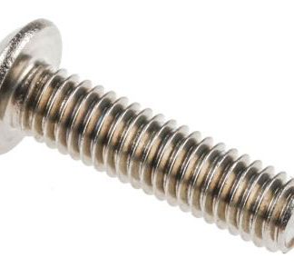 Vite a brugola con testa bombata esagonale RS PRO, M10, L. 30mm, in Acciaio inox