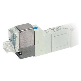 Valvola pilota con solenoide SMC, G 1/4, funzione 5/2