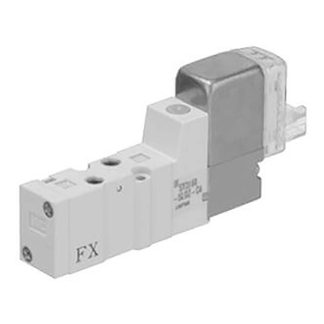 Valvola pilota con solenoide SMC, funzione 5/2, azionamento Solenoide