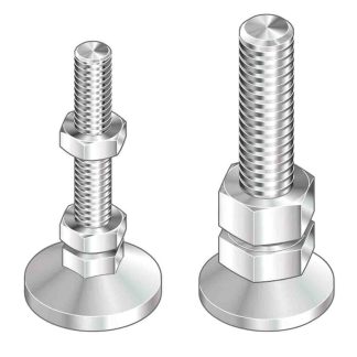 Piedino regolabile Acciaio Bosch Rexroth 3842529025 A piede, 10mm, filettatura M12