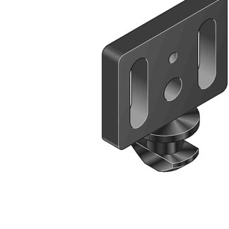 Dado scorrevole Bosch Rexroth in POM, per profili da 40 mm → 60 mm, scalanatura da 10mm, L. 40mm