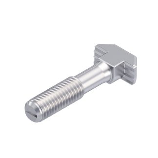 Vite con testa a T Bosch Rexroth in Acciaio galvanizzato, per profili da 40 mm → 60 mm, scalanatura da 10mm, M8, L. 40mm