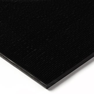 Foglio di plastica Tipo pieno RS PRO in POM, Nero, 500mm x 330mm x 6mm
