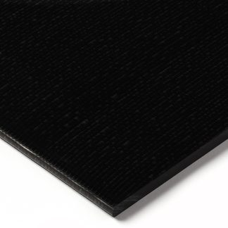 Foglio di plastica Tipo pieno RS PRO in POM, Nero, 500mm x 330mm x 12mm