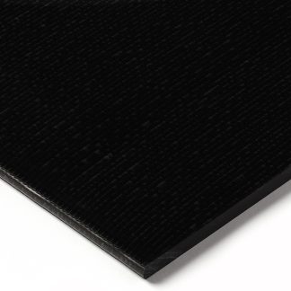 Foglio di plastica Tipo pieno RS PRO in POM, Nero, 500mm x 330mm x 30mm