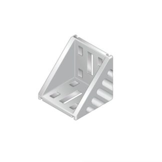 Staffa di montaggio Bosch Rexroth in Alluminio, Alluminio pressofuso, per profili da 30 mm, scalanatura da 8mm, M6, L.