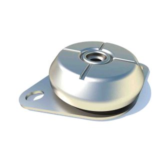 Supporto antivibrazione FIBET in Gomma naturale, M12, Ø 106mm, H. 42mm