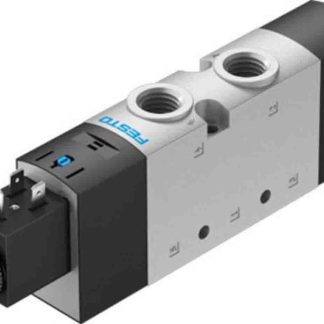 Elettrovalvola a Solenoide Festo, G 3/8, funzione 5/2 Monostable, azionamento Elettrico