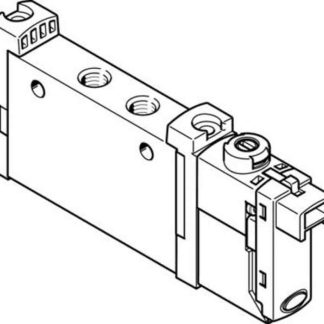 Elettrovalvola a Solenoide Festo, Metrico M5, funzione 5/2 Monostable, azionamento Elettrico