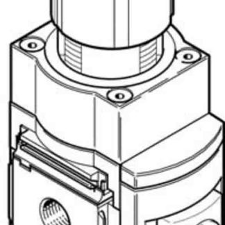 Regolatore pneumatico Festo serie MS, attacco G 1/2, 0.05bar → 2.5bar