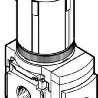Regolatore pneumatico Festo serie MS, attacco G 1/8, 0.3bar → 7bar