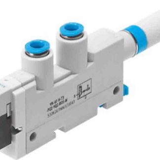 Pompa per vuoto Festo VN-07-H-T3-PQ2-VQ2-RO1-B, Ø ugello 0.7mm, pressione vuoto max 4.4bar, aspirazione max 16.2L/min,