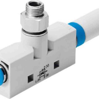 Pompa per vuoto Festo VN-10-H-T3-PQ2-VA4-RO1, Ø ugello 0.95mm, pressione vuoto max 4.5bar, aspirazione max 25L/min,