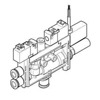 Pompa per vuoto Festo OVEL-10-H-15-PQ-VQ6-UA-C-A-B2PNLK-H3, Ø ugello 0.95mm, pressione vuoto max 3.8bar, aspirazione