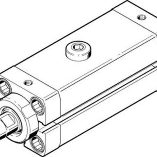 Attuatore a pinza, Festo CLR-25-10-R-P-A-K11-R8, serie CLR-25-10-R-P-A-K11-R8, foro da 25mm, corsa 10mm, rotazione di