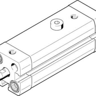 Attuatore a pinza, Festo CLR-25-10-L-P-A, serie CLR-25-10-L-P-A., foro da 25mm, corsa 10mm, rotazione di 90°, 10 bar max