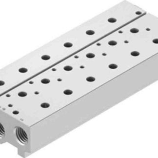 Manifold Festo VABM-B10-30S-G12-5, filettatura G 1/2, Lega di alluminio battuta