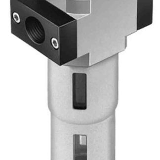 Filtro pneumatico Festo LF-1/4-D-MINI-A, filtrazione 40μm, portata max 1200L/min, attacco G 1/4, scarico Automatico