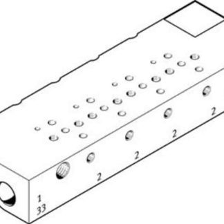 Gruppo manifold Festo MHA1-PR4-3-M3-PI-PCB, 4 stazioni
