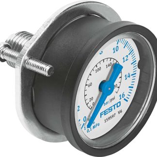 Manometro Festo, 0bar → 16bar max, Cert. ISO