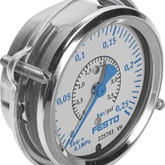 Accoppiatore pneumatico compatto Festo EB-165-125, Ø 180mm, 2 convoluzioni, corsa 125mm, installazione a 200mm