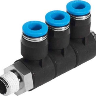 Raccordo pneumatico Festo, serie QSLV6-1/4-10