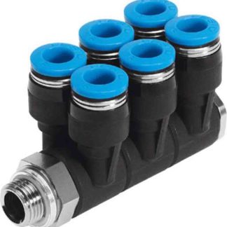 Raccordo pneumatico Festo, serie QSLV3-G3/8-12