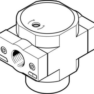 Valvola pneumatica a controllo manuale Festo, 2/2 Closed, Monostable, G 1/2