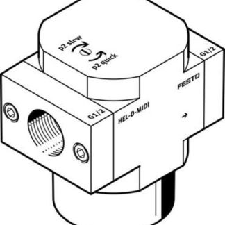 Valvola pneumatica a controllo manuale Festo, 2/2 Closed, Monostable, G 1/4