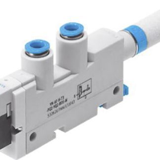 Pompa per vuoto Festo VN-05-H-T3-PQ2-VQ2-RO1-B, Ø ugello 0.45mm, pressione vuoto max 4.9bar, aspirazione max 7.2L/min,