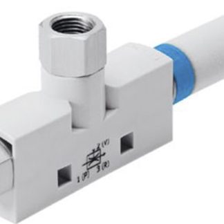 Pompa per vuoto Festo VN-07-H-T3-PI4-VI4-RO1, Ø ugello 0.7mm, pressione vuoto max 4.7bar, aspirazione max 16L/min,