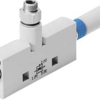 Pompa per vuoto Festo VN-10-L-T4-PQ2-VA5-RO2, Ø ugello 0.95mm, pressione vuoto max 4bar, aspirazione max 62.7L/min,