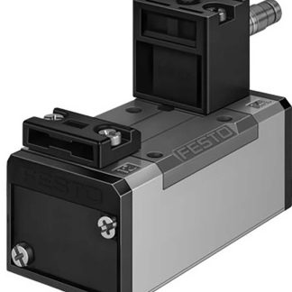 Elettrovalvola pneumatica di controllo pilotata Festo, funzione 5/2 Monostable, azionamento Elettrico