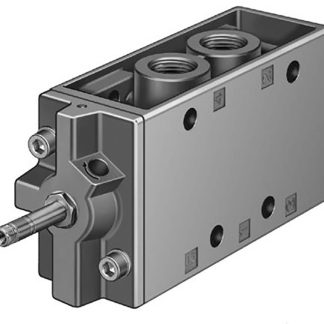 Elettrovalvola pneumatica di controllo pilotata Festo, G 1/2, funzione 5/2 Monostable, azionamento Elettrico