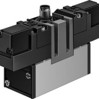 Elettrovalvola pneumatica di controllo pilotata Festo, funzione 5/2 Bistable, azionamento Elettrico