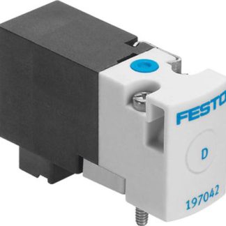 Elettrovalvola pneumatica di controllo pilotata Festo, funzione 3/2 Open, Monostable, azionamento Elettrico