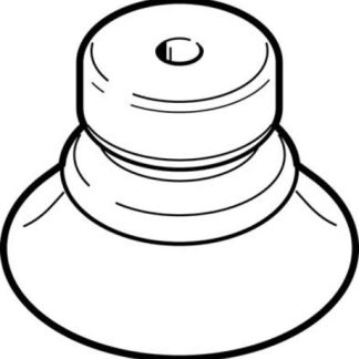 Ventosa Festo ESV-40-BU, piastra a Soffietto, Ø 40mm, forza di tenuta 52.3N, PUR