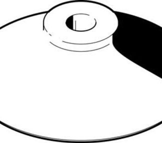 Ventosa Festo ESV-60-GT, piastra piatta, Ø 60mm, forza di tenuta 134N