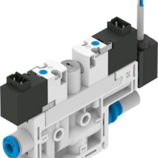 Pompa per vuoto Festo OVEL-5-H-10-PQ-VQ4-UA-C-A-V1V-H3, Ø ugello 0.45mm, pressione vuoto max 4.2bar, aspirazione max