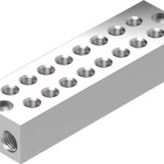Base manifold Festo OABM-P-G3-10-8, 8 stazioni, filettatura G 1/8, Lega di alluminio battuta